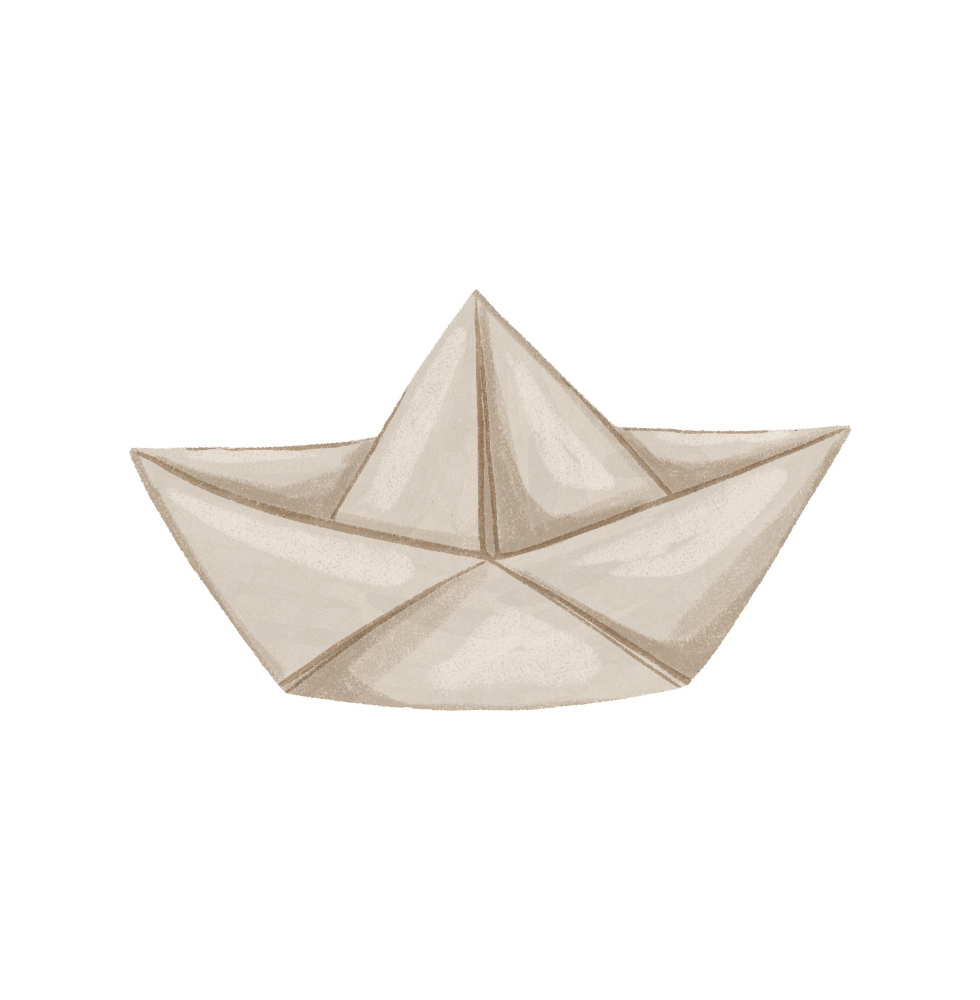 small Octopus starfish paper sailboat (Home Decor Decals) — removable wall decal by Tiny Tale Prints