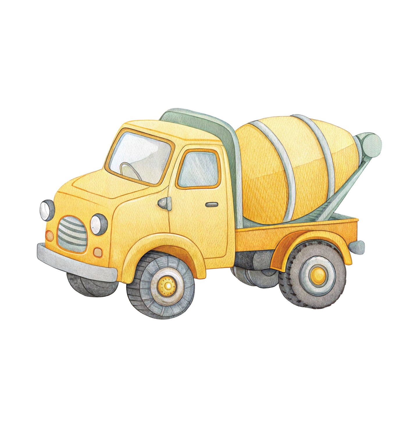 Small Vehicle Truck Cone () — removable wall decal by Tiny Tale Prints