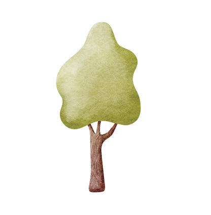 Small Vehicle Truck Tree Cone Cloud () — removable wall decal by Tiny Tale Prints