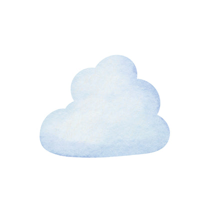 Small Vehicle Truck Tree Cone Cloud () — removable wall decal by Tiny Tale Prints