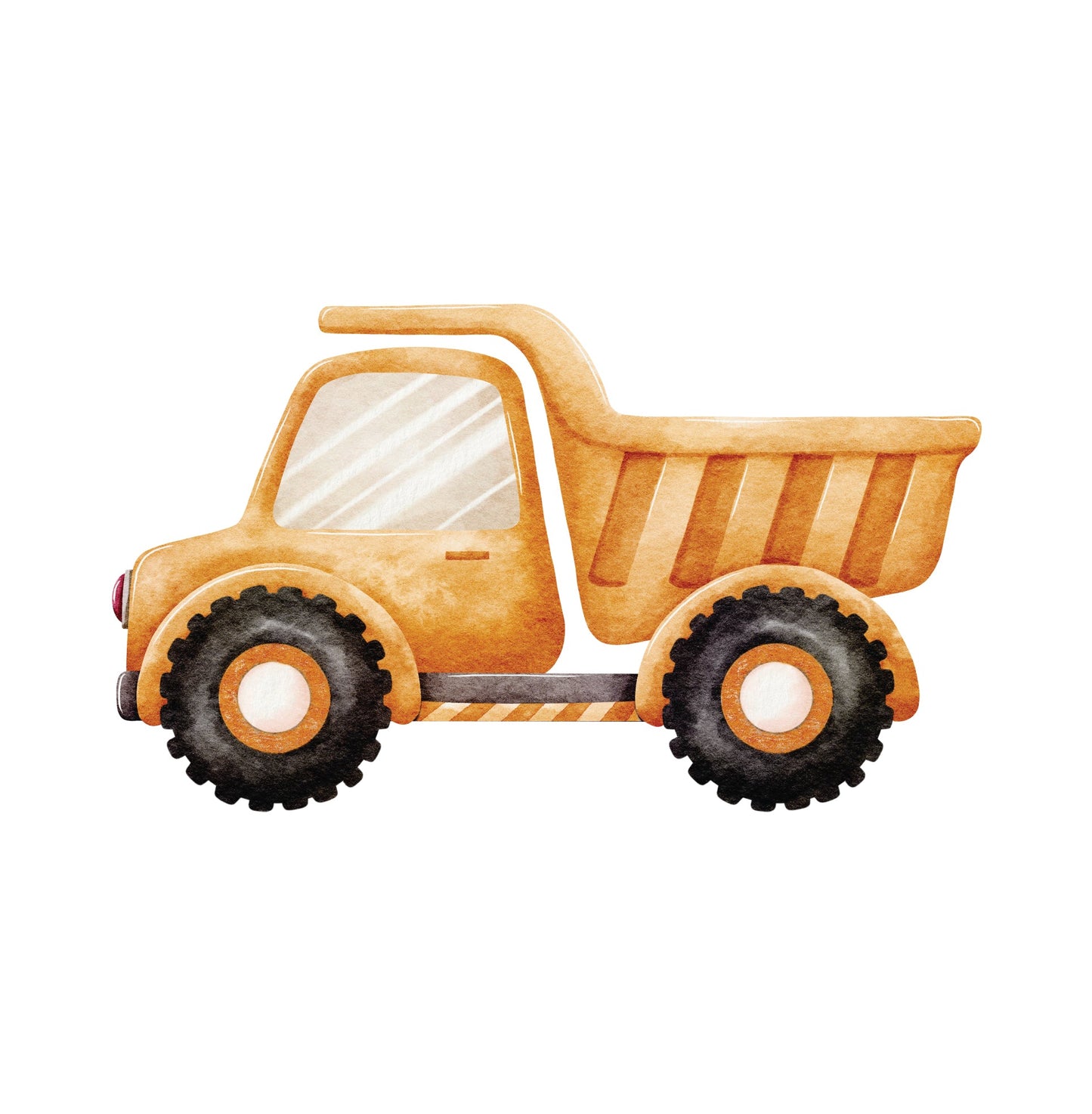 Small Vehicle Truck Tree Cone Cloud () — removable wall decal by Tiny Tale Prints