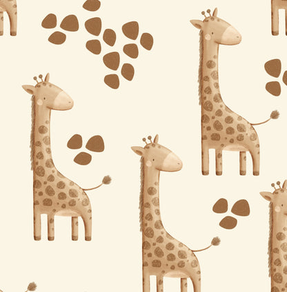 Soft Safari Giraffe — Arch Wall Decal (Arch Wall Decal) — removable wall decal by Tiny Tale Prints