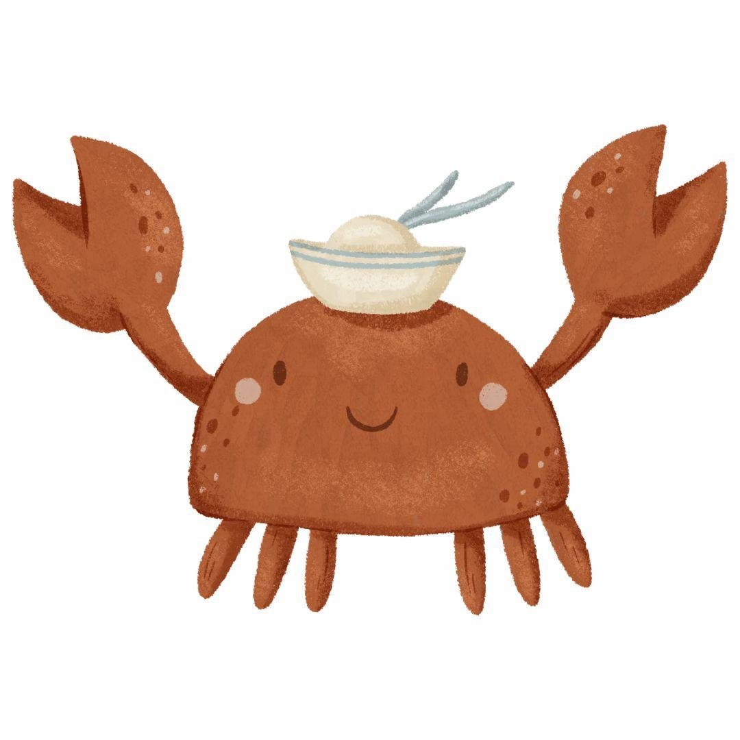 Whale & Turtle Ocean Friends — Wall Decal (Home Decor Decals) — removable wall decal by Tiny Tale Prints.