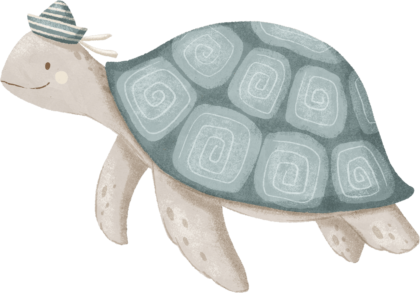 Whale & Turtle Ocean Friends — Wall Decal (Home Decor Decals) — removable wall decal by Tiny Tale Prints